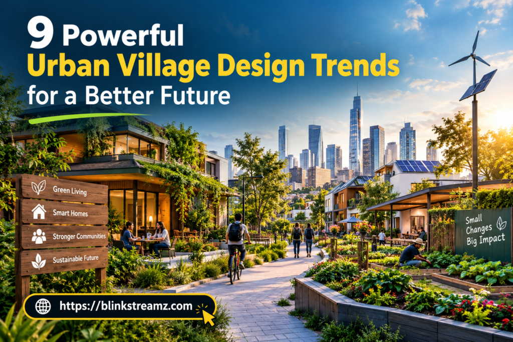9 Powerful Urban Village Design Trends for a Better Future