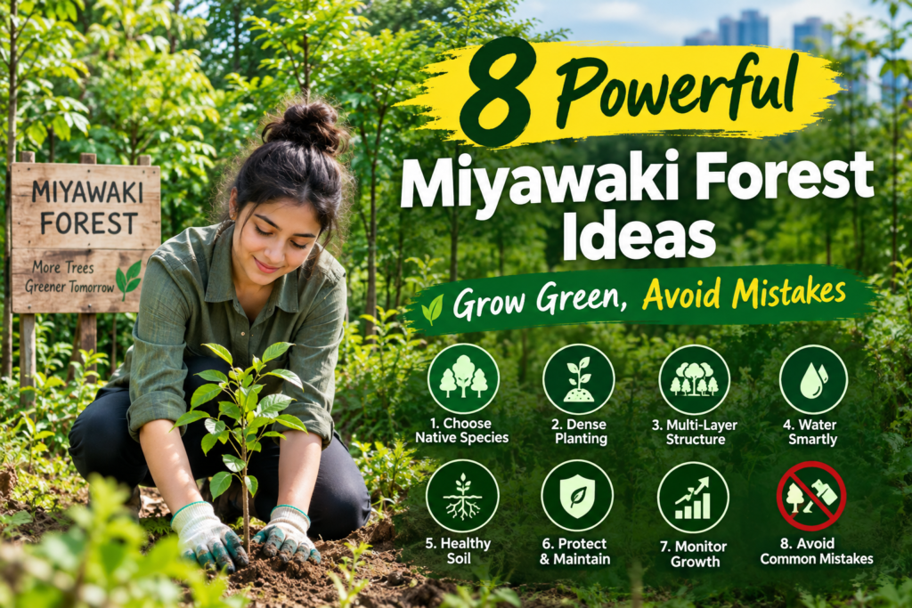 8 Powerful Miyawaki Forest Ideas — Grow Green, Avoid Mistakes