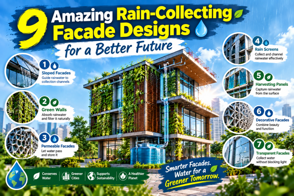 9 Amazing Rain-Collecting Facade Designs for a Better Future