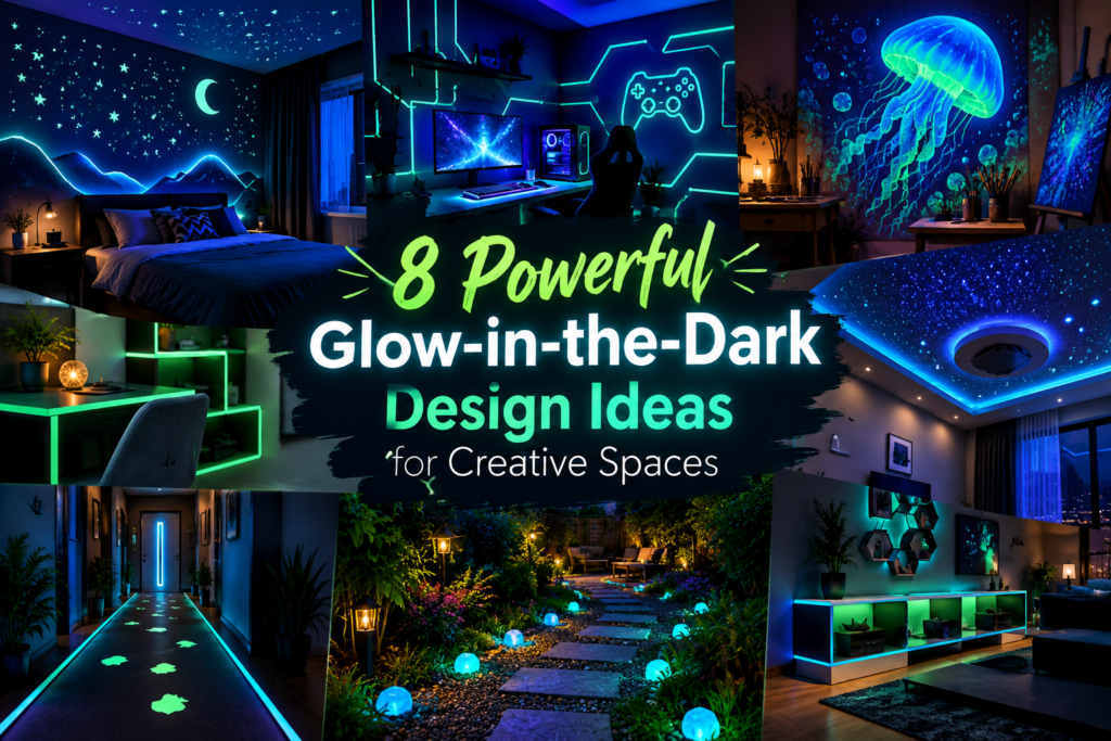 8 Powerful Glow-in-the-Dark Design Ideas for Creative Spaces